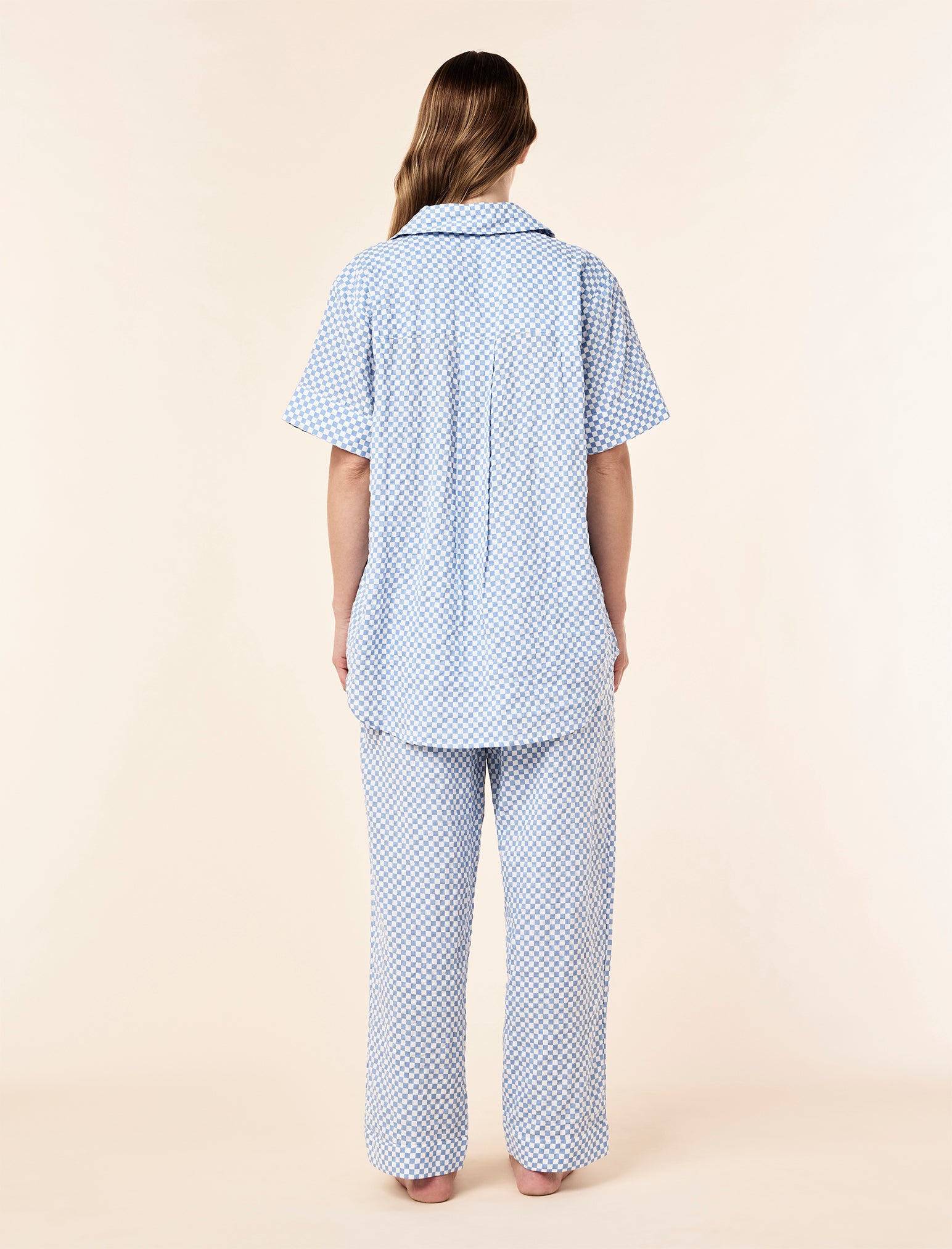 Anais Short Sleeve Full Length PJ Set