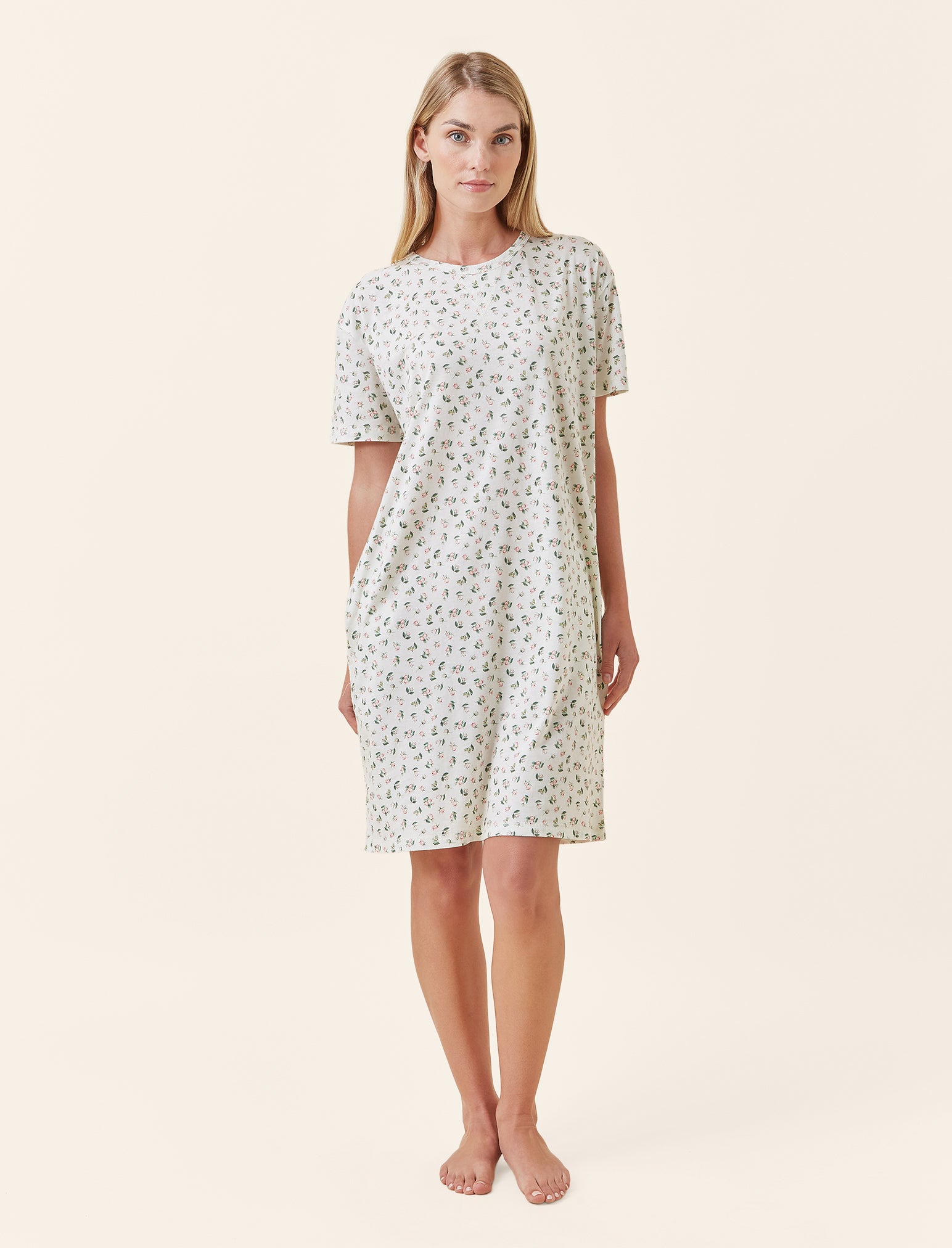 Jada Organic Cotton Knit Midi Nightie