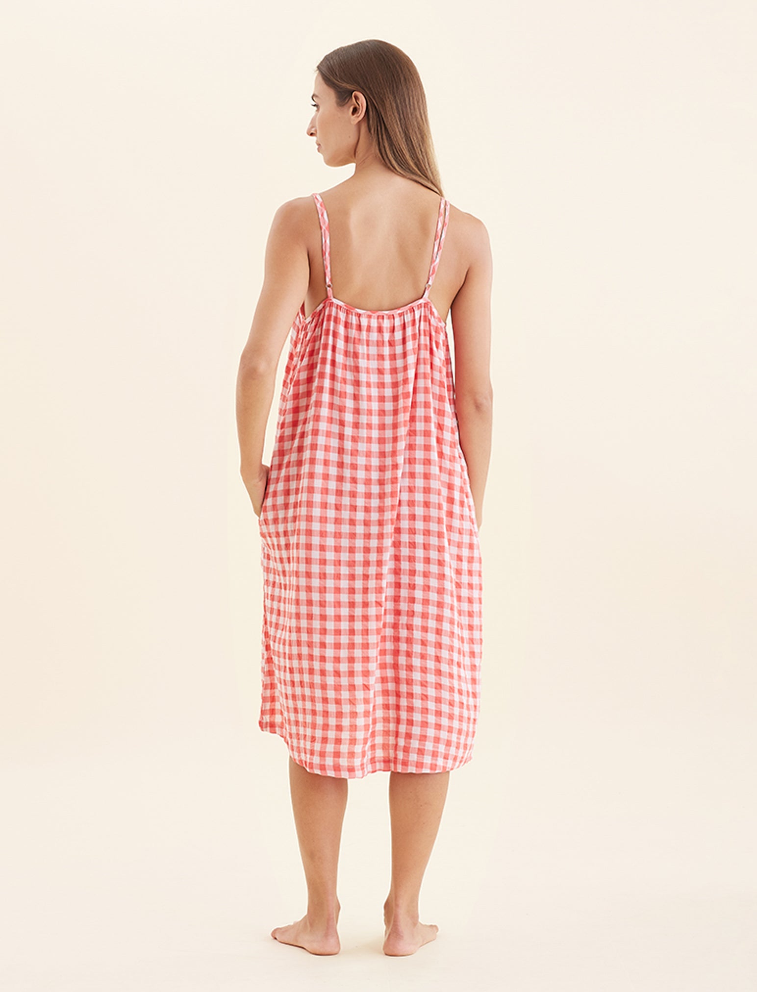 Seersucker Strappy Nightie