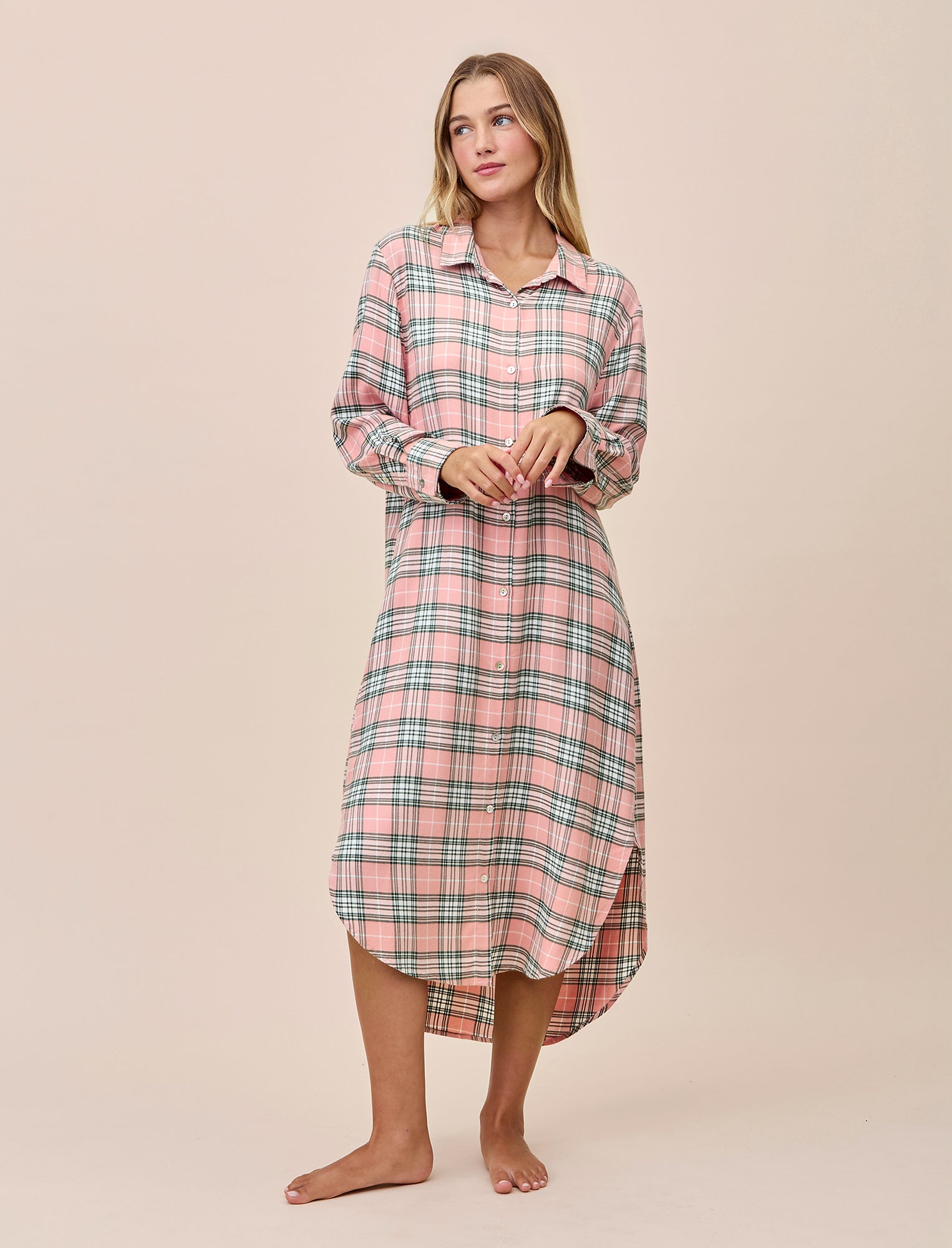 Comfy Plaid Nightshirt
