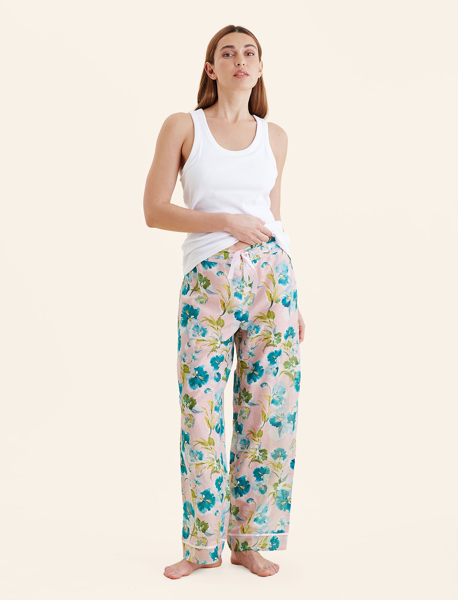 Audrey Floral Wide Leg Pant