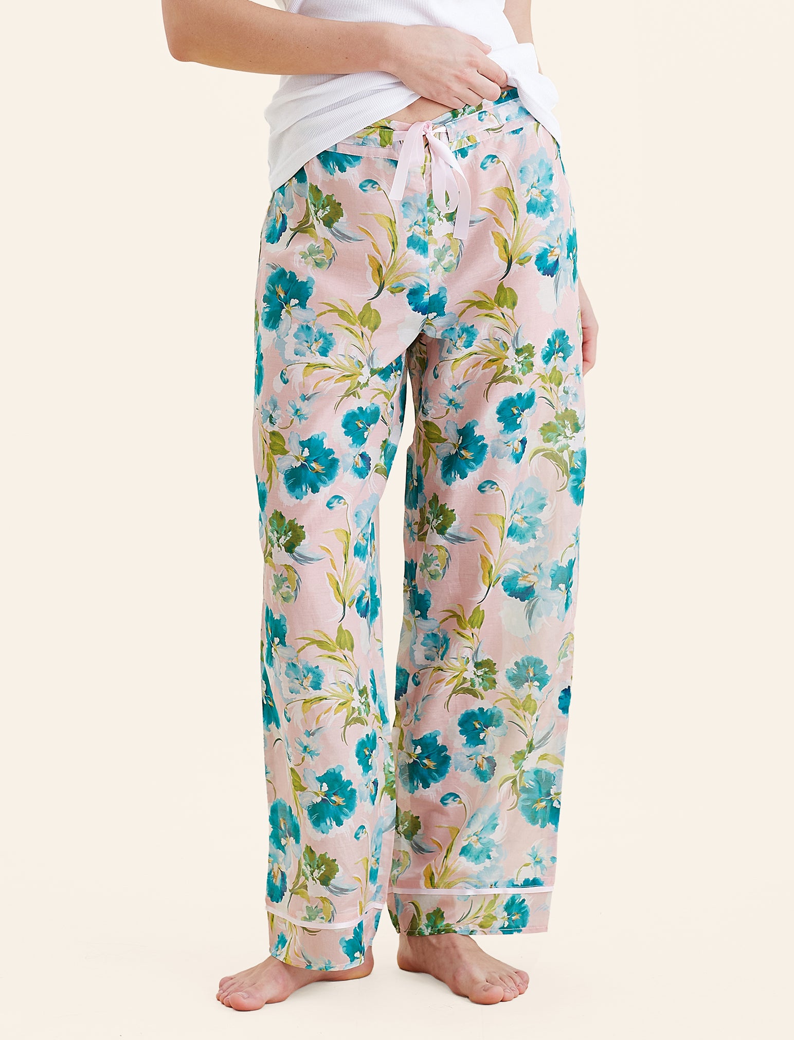 Audrey Floral Wide Leg Pant