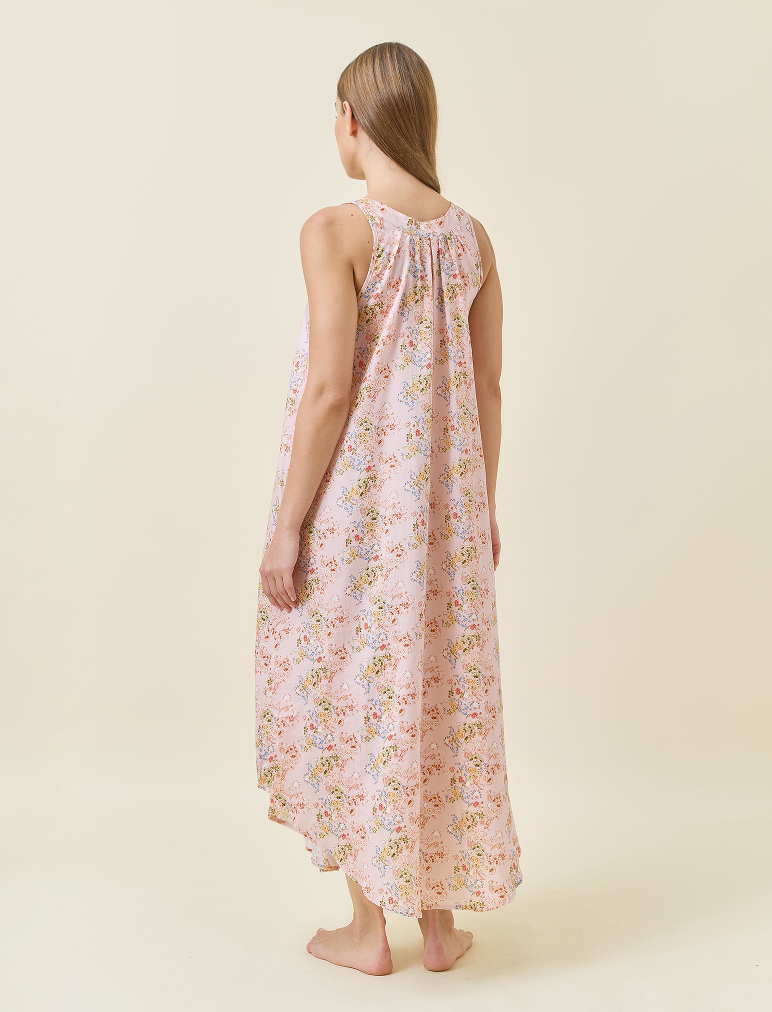 Molly Panel Front Maxi Nightie
