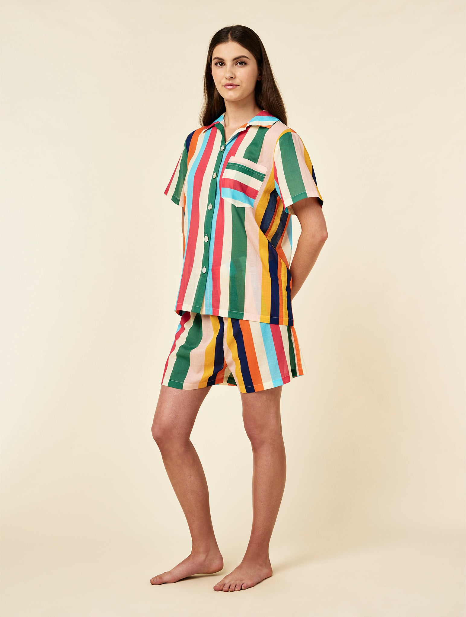 Holiday Stripe Boxer PJ