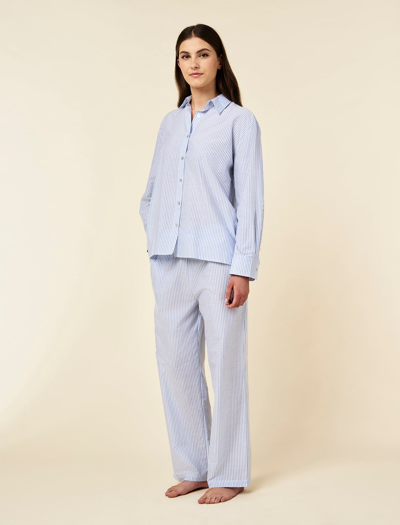 Selina Stripe Boyfriend Shirt