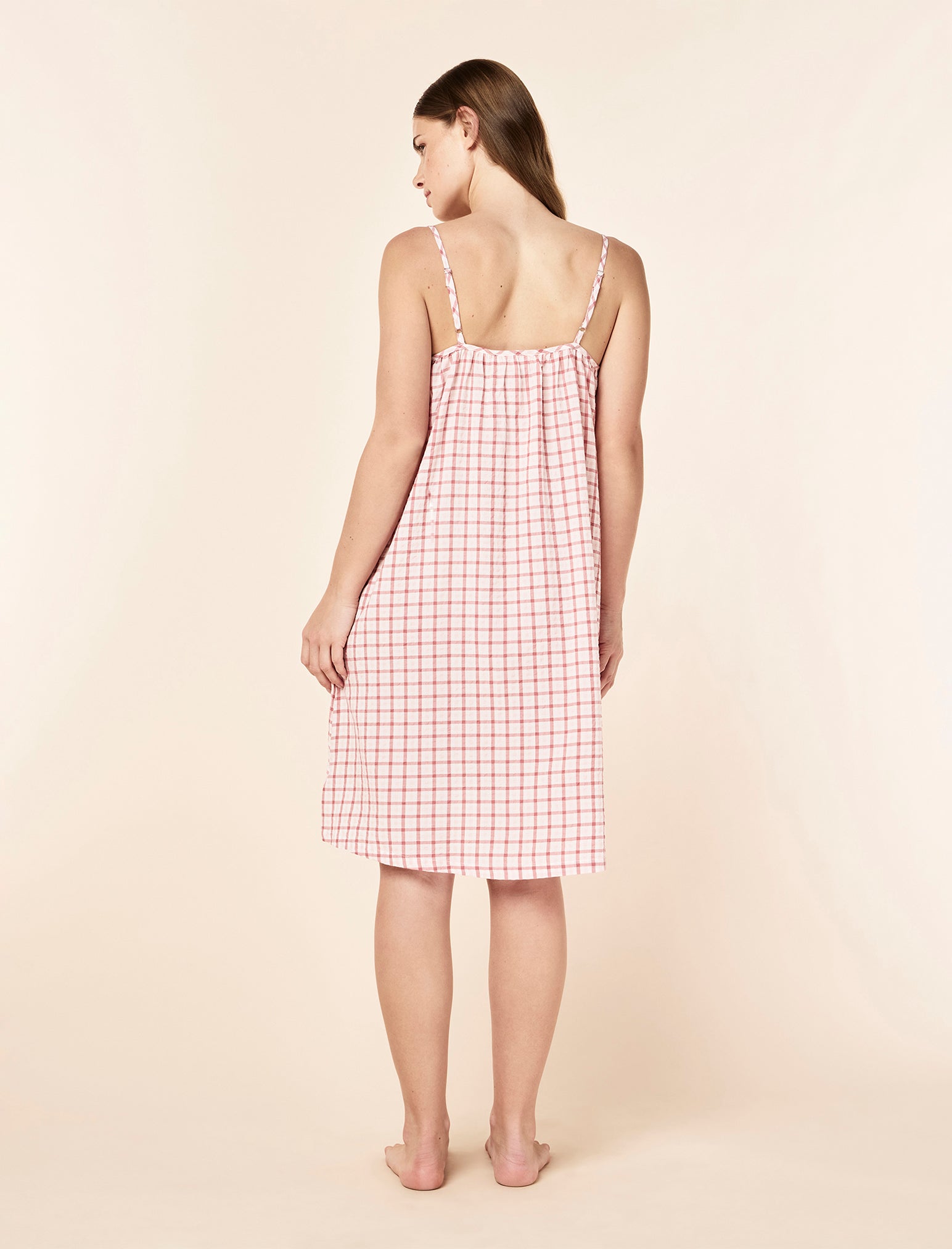 Seersucker Strappy Nightie