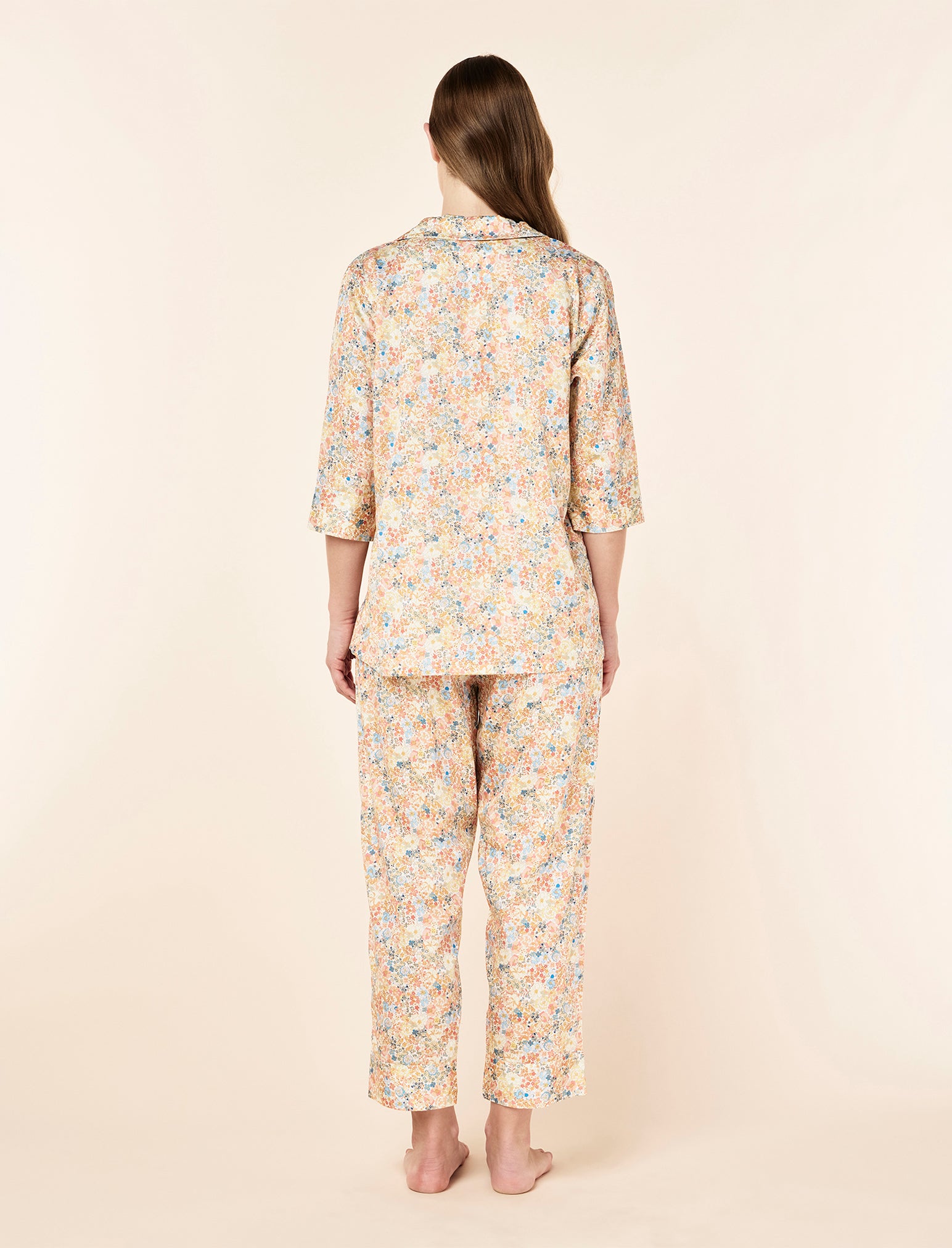Carly Floral Crop PJ Set