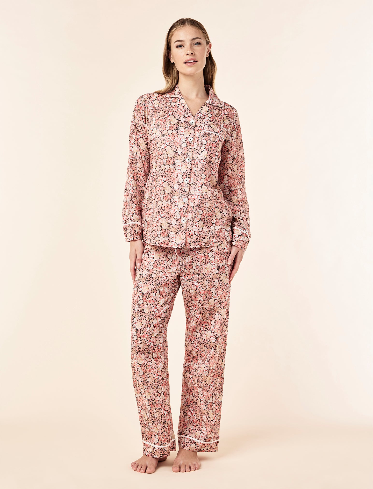 Carly Floral Full Length PJ Set