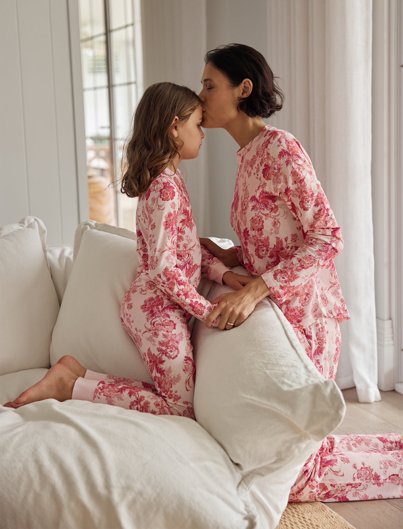 Madelyn Organic Cotton Knit Full Length PJ Set