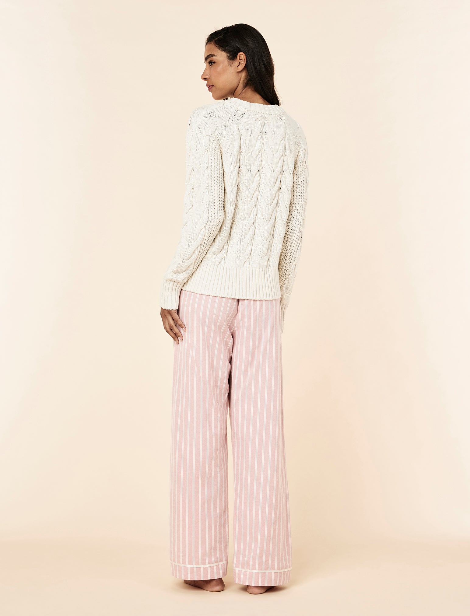 Cosy Cable Cotton Cashmere Jumper