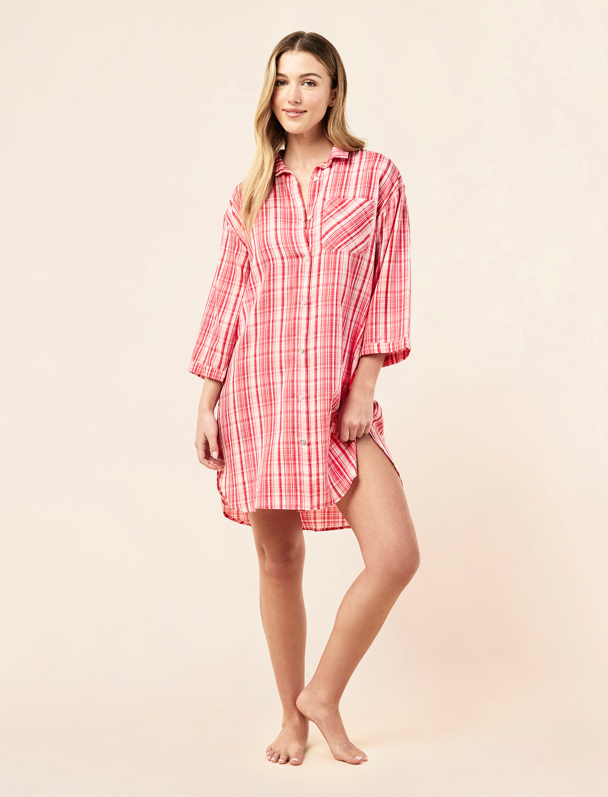 Noelle Plaid Nightshirt