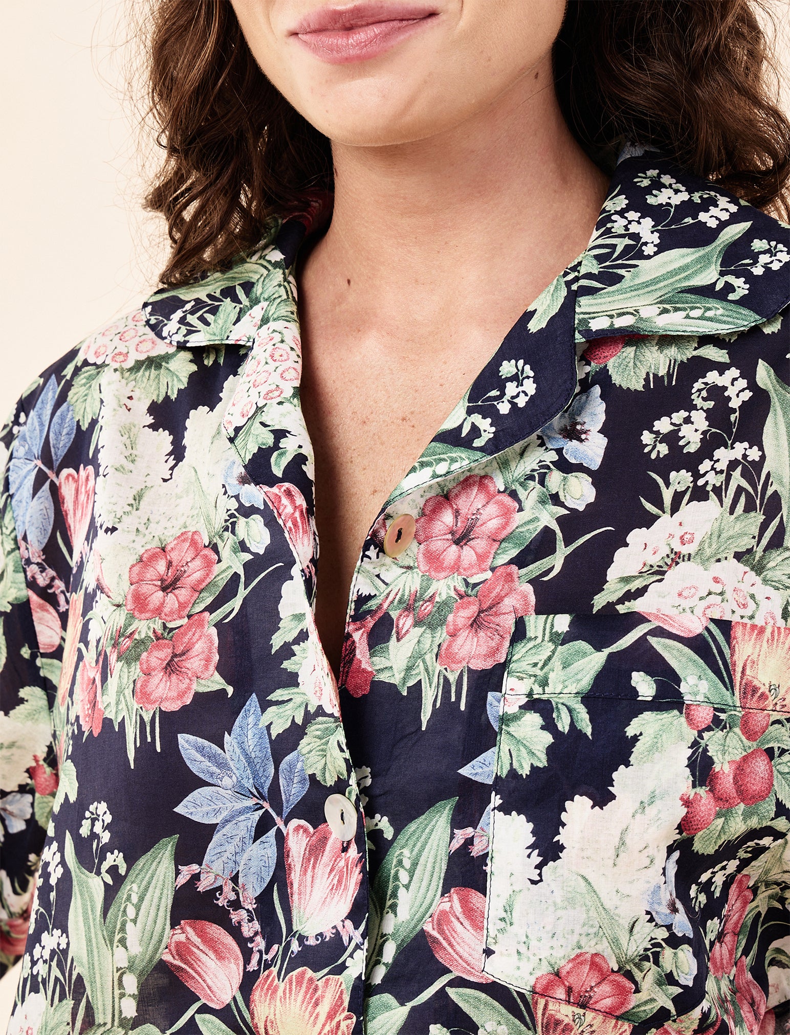 Clara Floral Full Length PJ Set