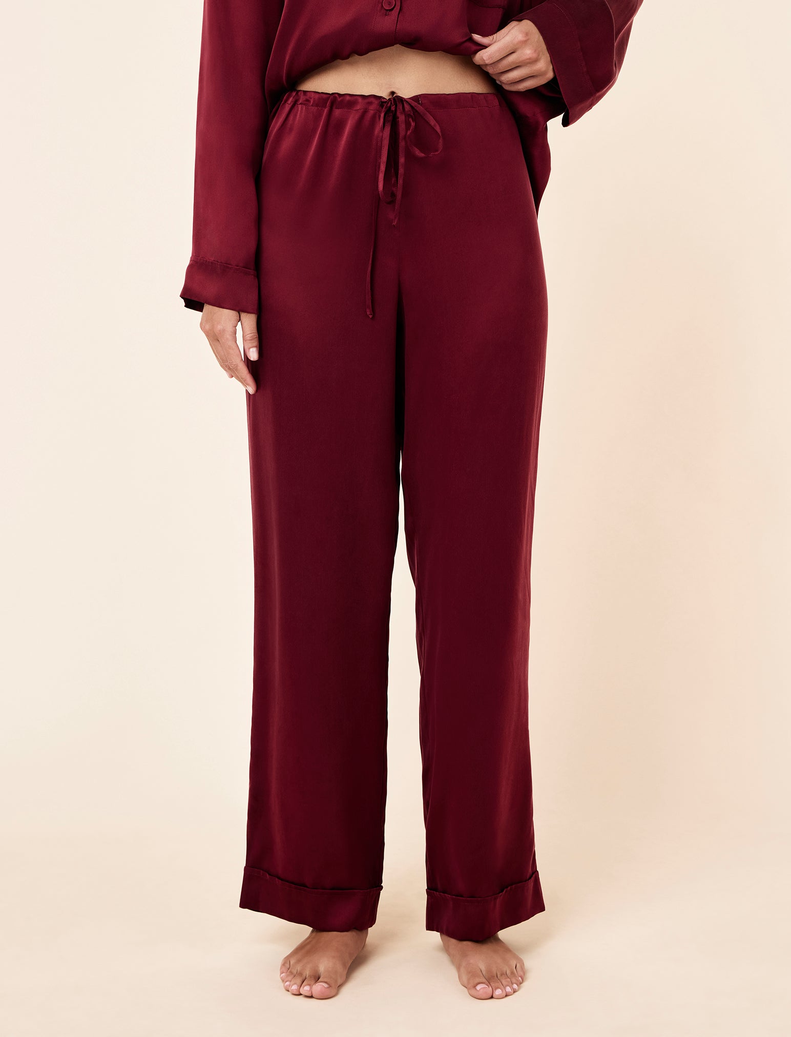 Audrey Washable Silk Full Length PJ