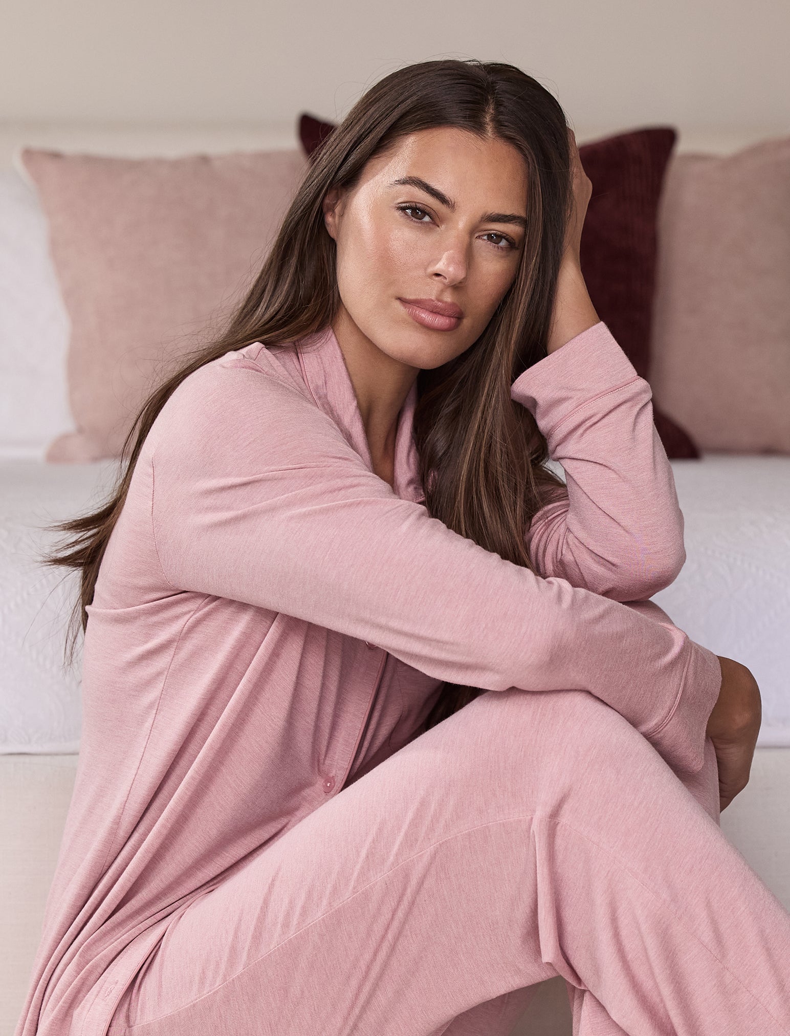 Kate Modal Soft Full Length PJ Set