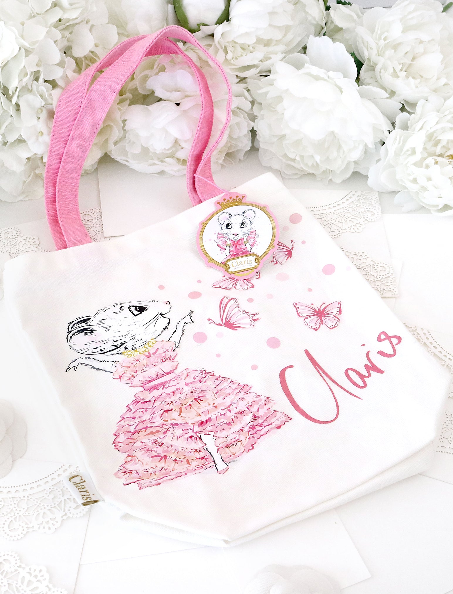 Claris Canvas Book Bag