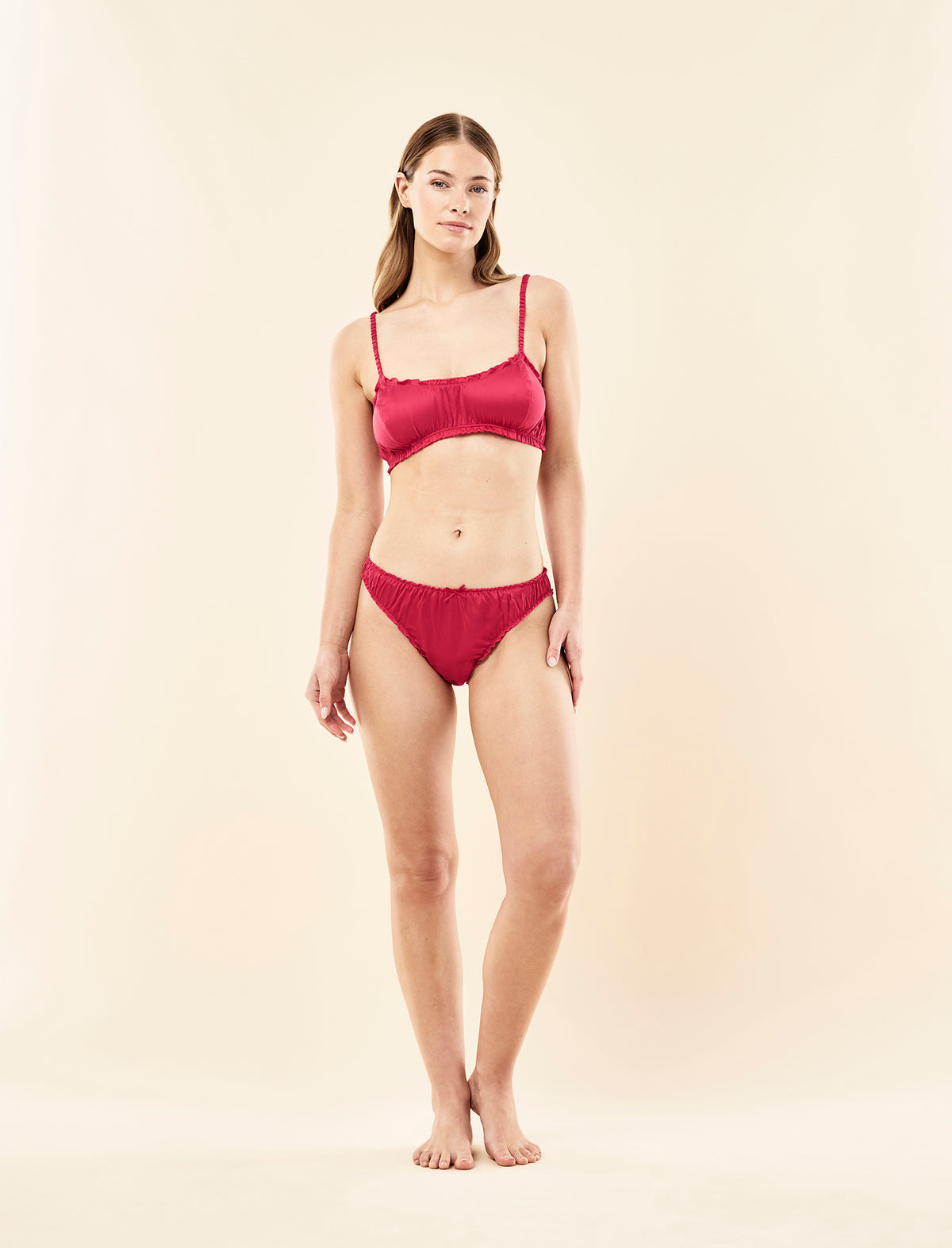 Audrey Mulberry Silk Bralette