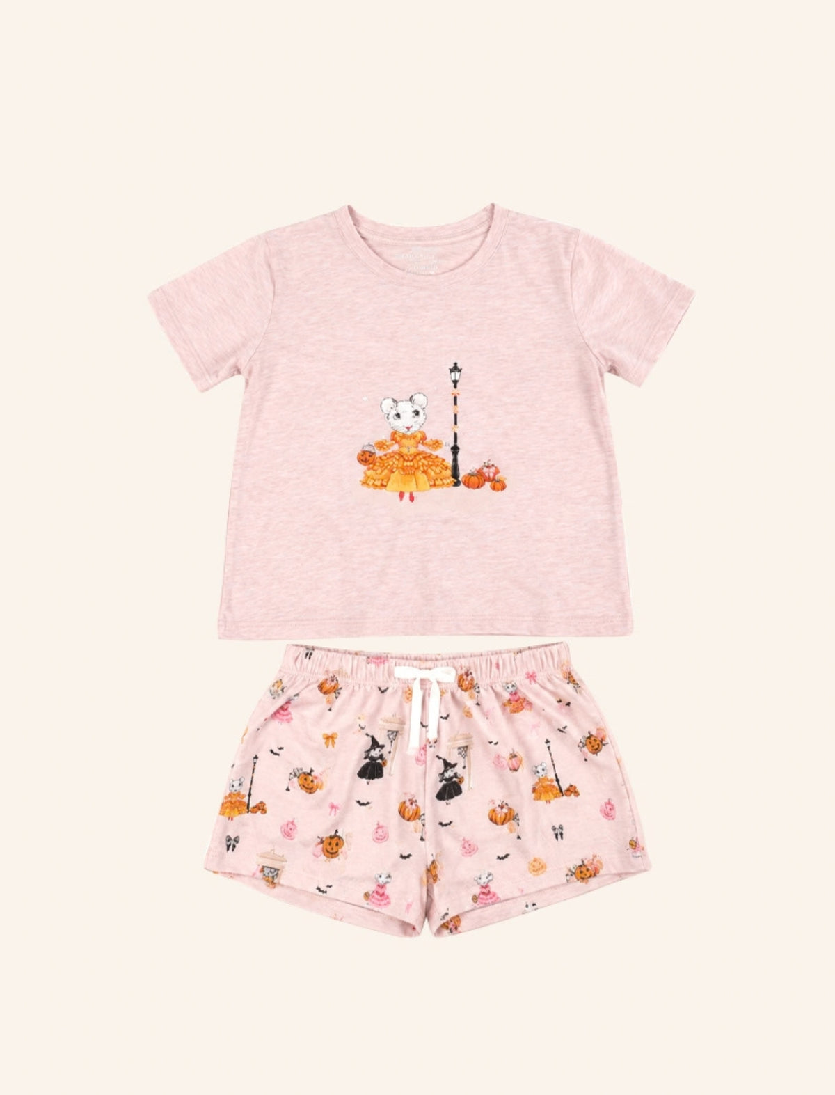 Claris The Mouse Kids Knit Placement Boxer PJ Set