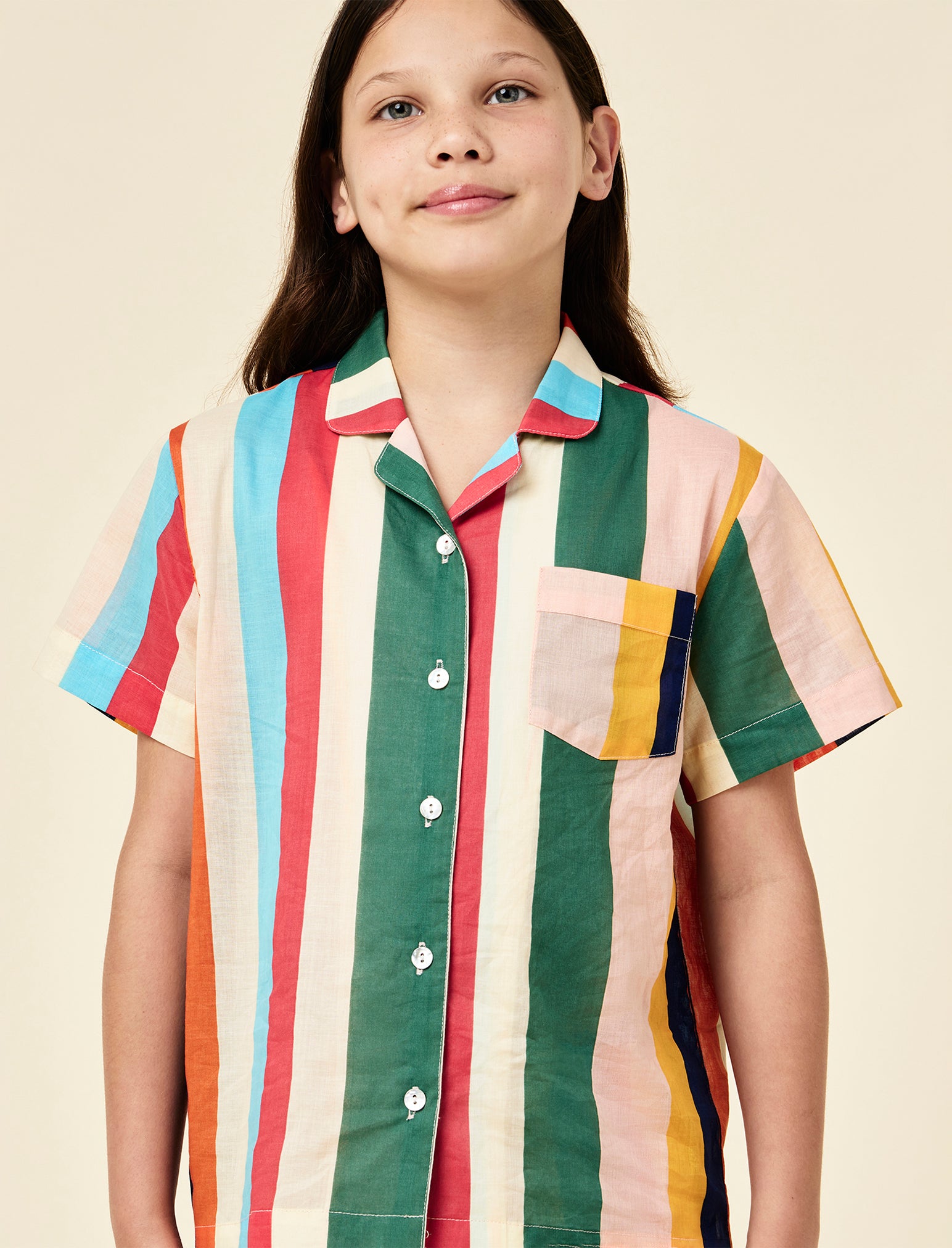 Kids Holiday Stripe Boxer PJ