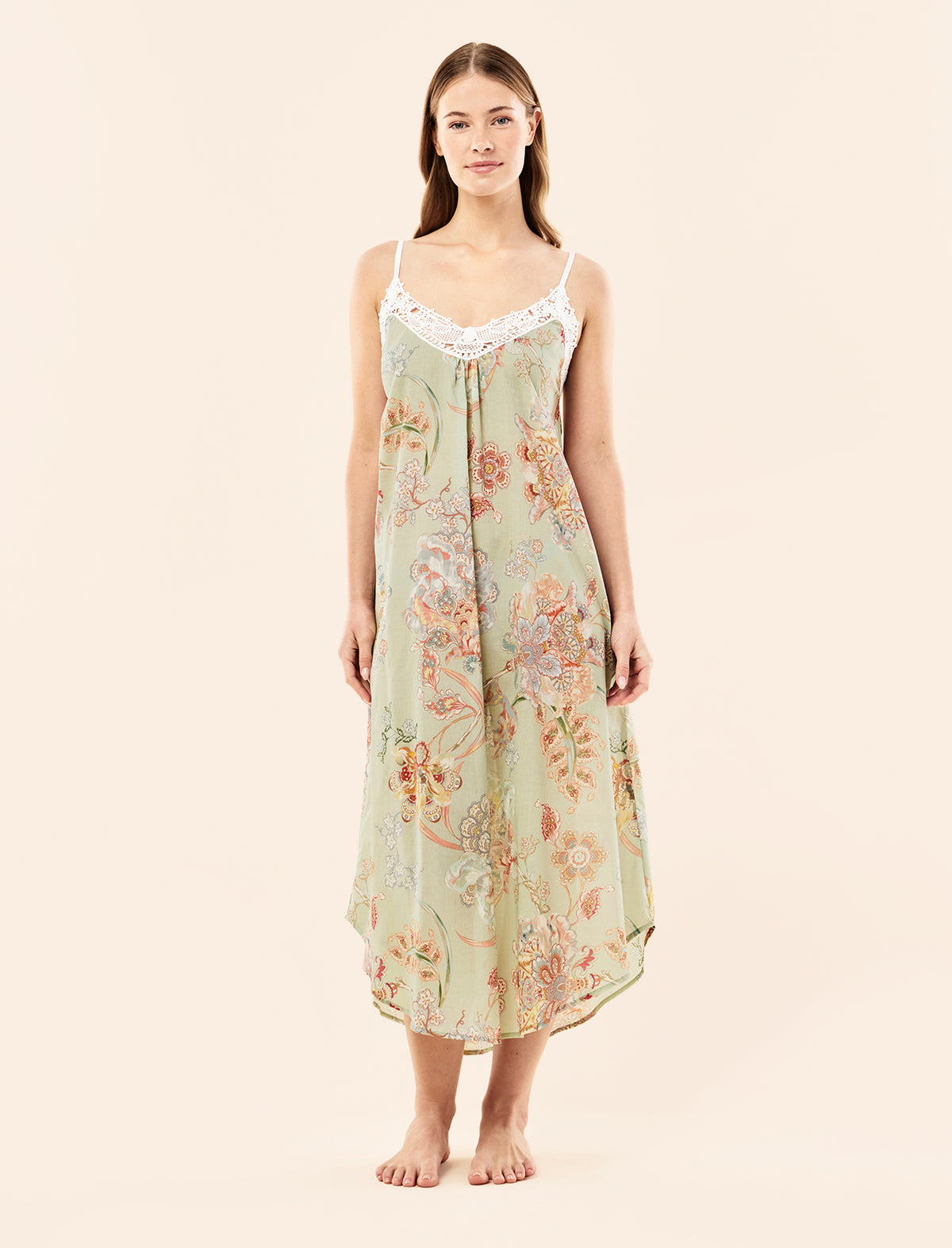 Coco Lace Front Maxi Nightie